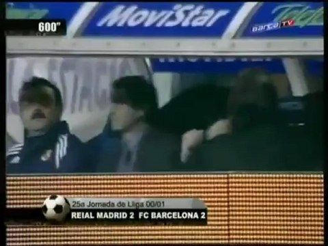 Primera Division 2000-2001: Ρεάλ Μαδρίτης-Μπαρτσελόνα 2-2