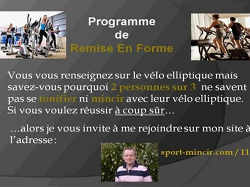 Test velo elliptique care