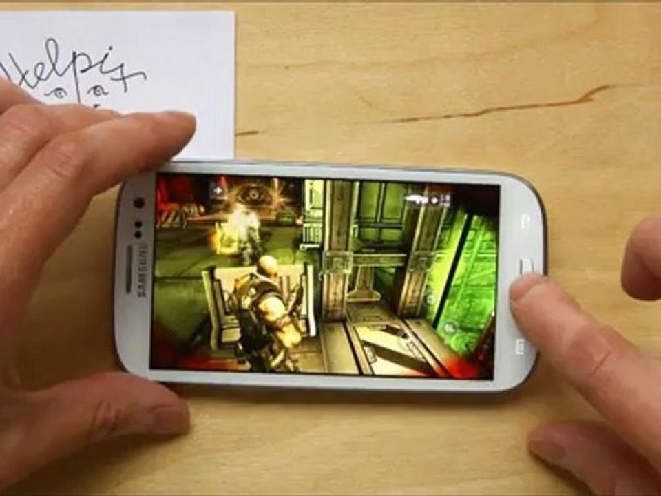 Samsung Galaxy S III - демонстрация работы