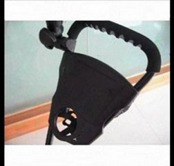 Qwik-Fold Three Wheel Push Golf Cart Free Umbrella Holder Folds