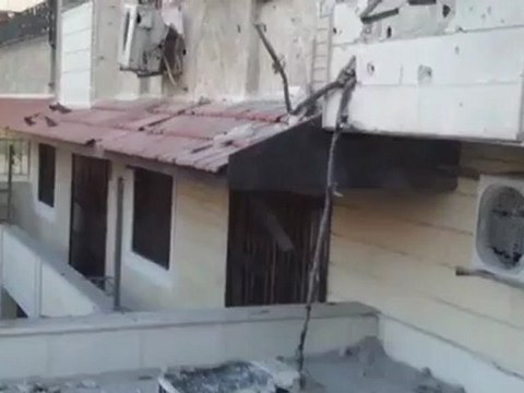 Syria فري برس دمشق - جوبر _ القصف العشوائي على المنازل 28_8_2012 ج2