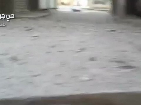 Syria فري برس دمشق - جوبر _ القصف العشوائي على المنازل 28_8_2012 ج3