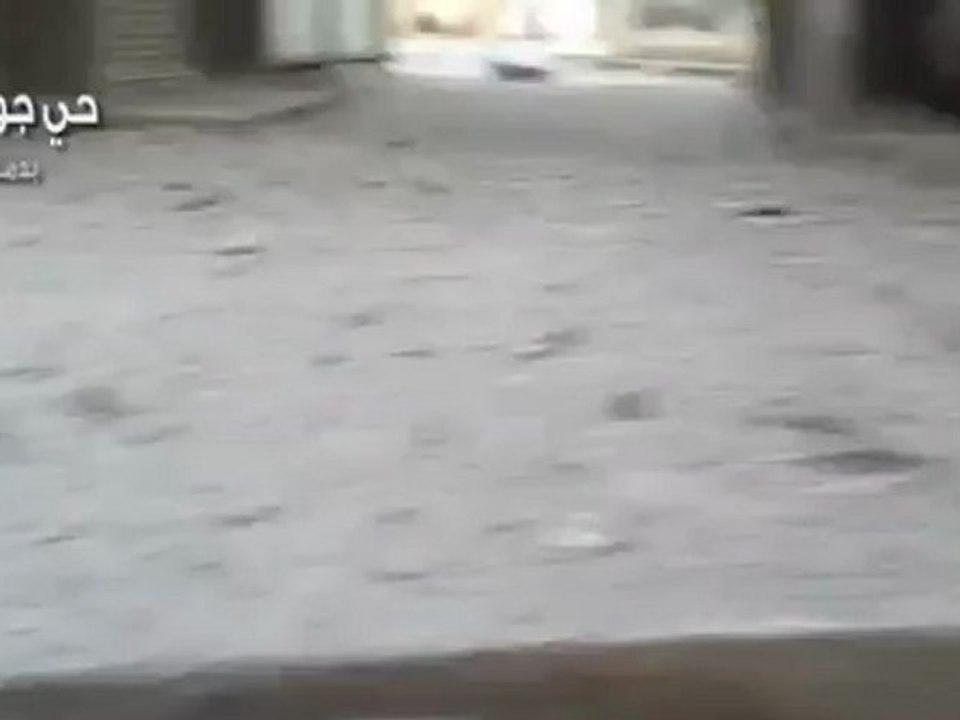 Syria فري برس  دمشق - جوبر _ القصف العشوائي على المنازل  28_8_2012 ج3