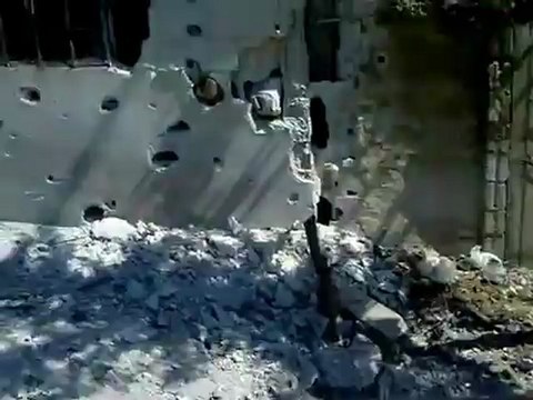 Syria فري برس ريف دمشق قصف المنازل معضمية الشام 28-08-2012 ج1