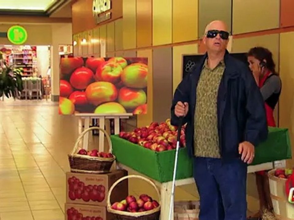 Gros vers dans la pomme