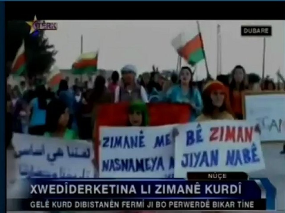 Pîroz be, pîroz..Li Rojavayê Kurdistanê Dibistaneke nû ya bo perwerdeya KURDÎ hat vekirin..2012 08 27