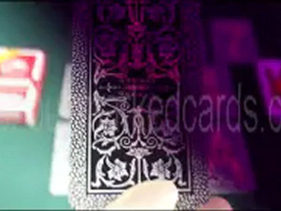 Luminous marked cards:Modiano-plasticate--marked cards