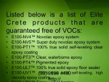 Elite Crete Floor Coatings: 100% VOC free [Video]