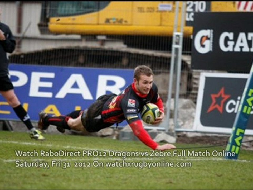 Dragons vs Zebre Live Match 31 Aug 2012 At 19:00 local Time