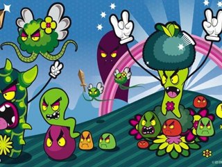 Making-of accéléré de l'atelier Monstre kawaï réalisé avec Illustrator CS6