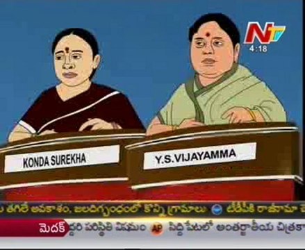Lallu Brothers with Konda Surekha - YS Vijayamma
