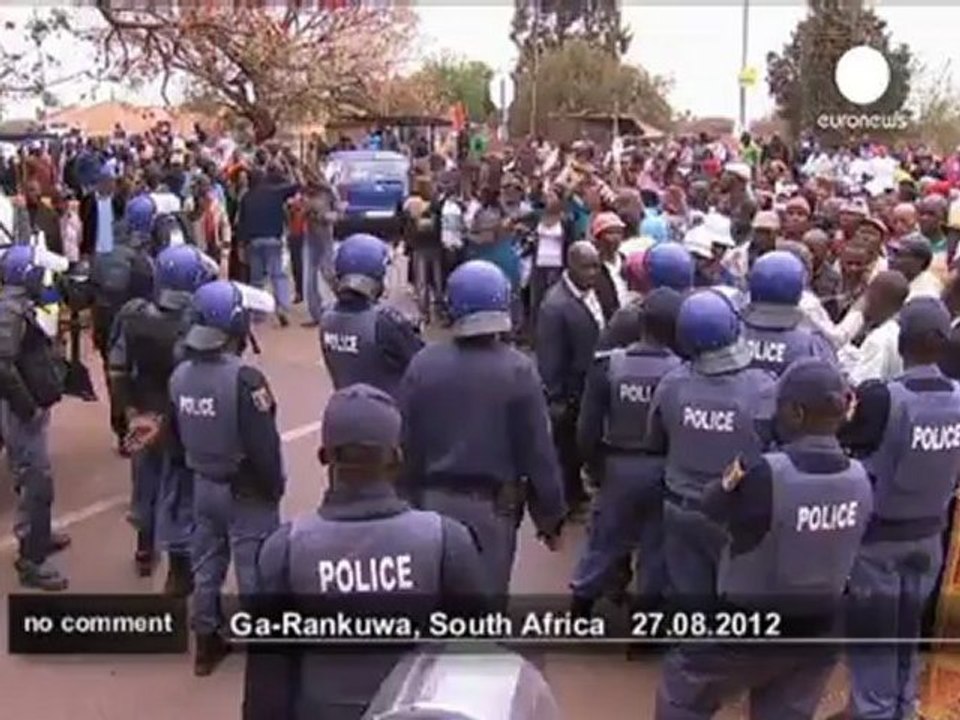 South-Africa: Miners appear in court - no comment