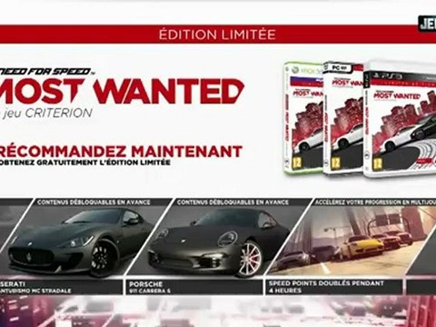 Need For Speed Most Wanted : 5 minutes gameplay video