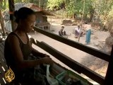 Myanmar villagers protest eviction
