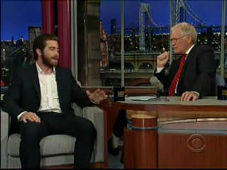 Jake Gyllenhaal - Letterman (8.27.12) - Part 1