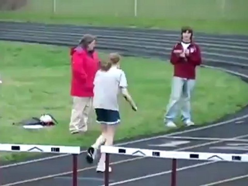 Girls Hurdles Race...FAIL
