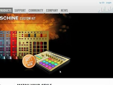 Maschine MK2 Controller, Custom color kits, and Maschine stand