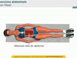 Exercicios tanquinho barriga, Exercicio fisico para musculação abdominais - Floor Wiper