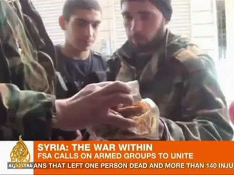 Free Syrian Army calls on armed groups to unite
