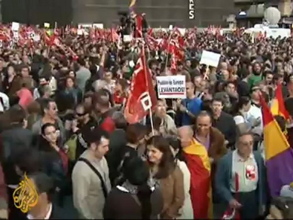 Violence flares during Spain general strike