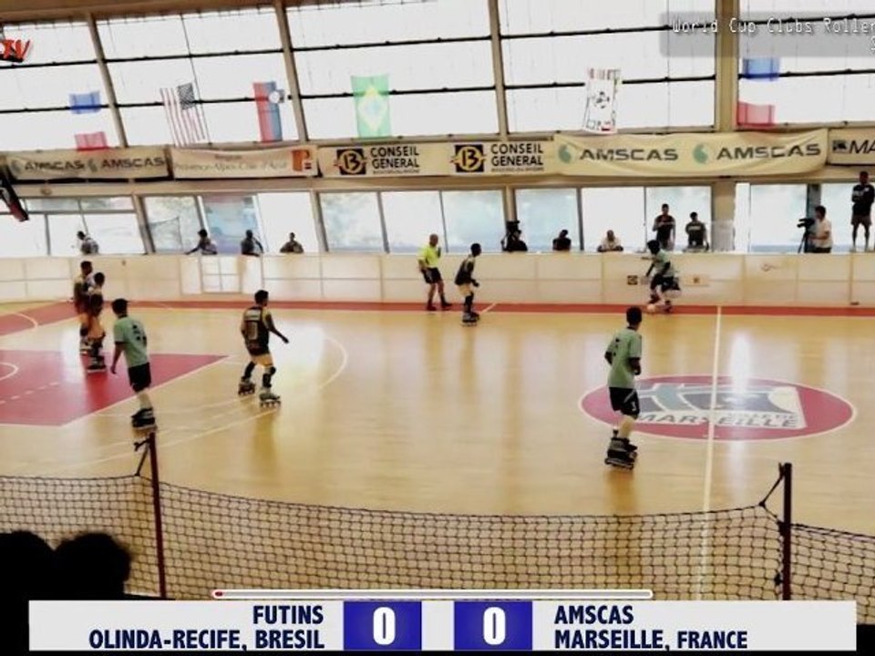 Semi-Final MARSEILLE vs RECIFE (1st Half) WORLD CUP ROLLERSOCCER