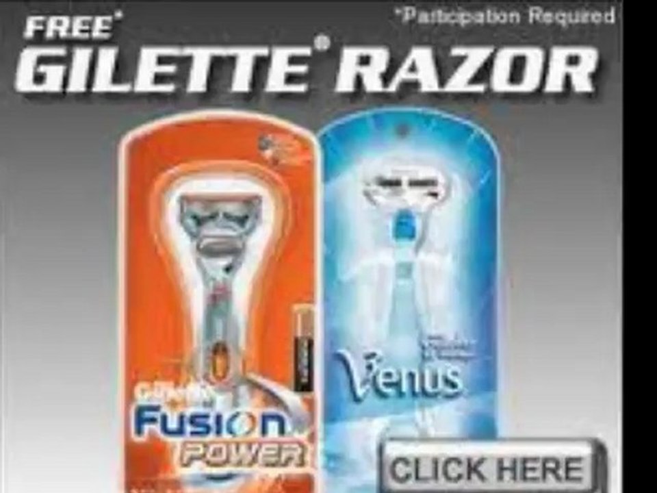 Get Free Gillette Razor