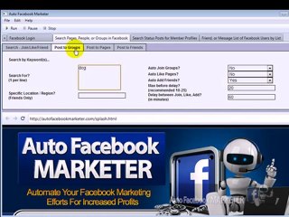 Auto Facebook Marketing using Auto Facebook Marketer