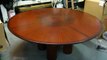 Dining Table - Consignment Sale: Custom Made Mahogany Circular Dining Table