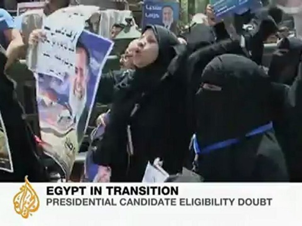 Mass rally for Salafi candidate in Egypt poll