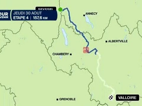 Tour de l'avenir 2012 : Etape 4 Seyssel / Valloire Galibier