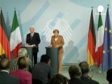 Merkel y Monti disienten sobre el papel del Mecanismo...