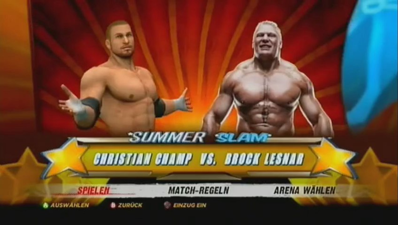 Christian Champ vs Brock Lesnar (WWE 12) Schwierigkeitsgrad: Schwer