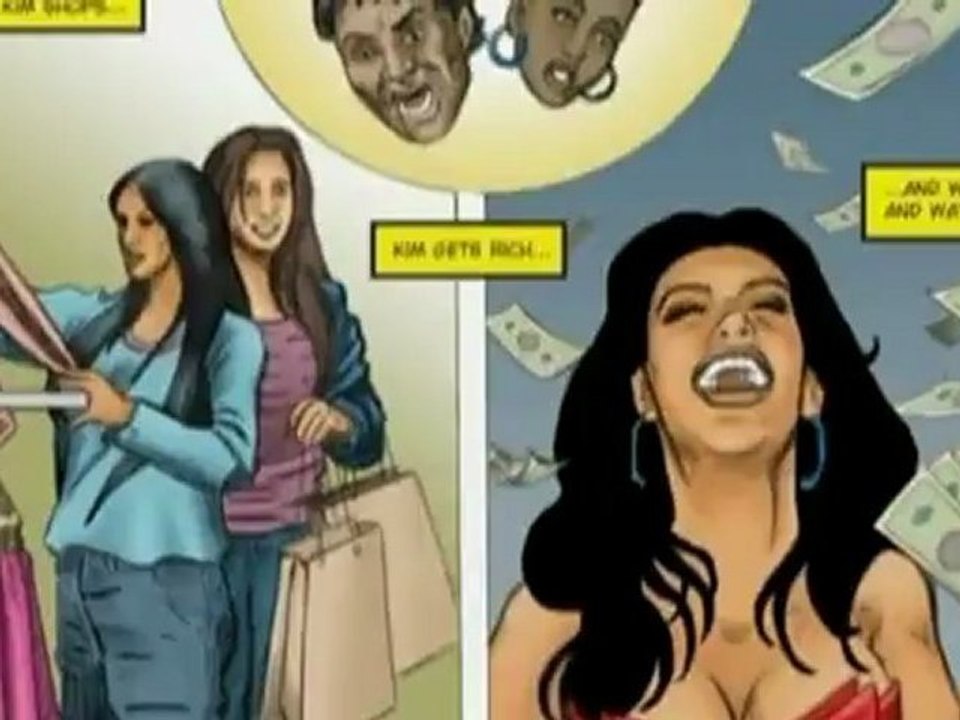 Kim Kardashian gets comical