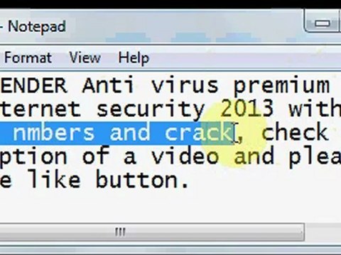 Bitdefender Antivirus Plus 2013 License Key Generator Free Download