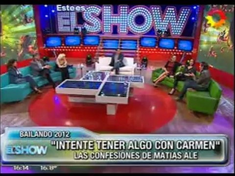 Pronto.com.ar Matías Alé quiso conquistar a Carmen