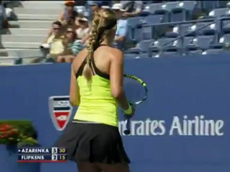 US Open - Azarenka étrille Flipkens