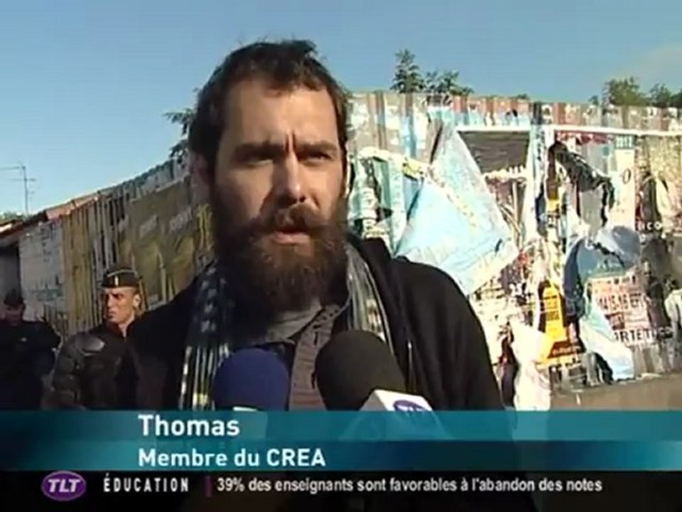 Expulsion du CREA : 70, allées des Demoiselles (Toulouse)