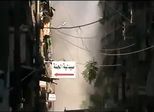 Syria فري برس حلب القصف على حي بستان القصر 29-8-2012.3 ج3