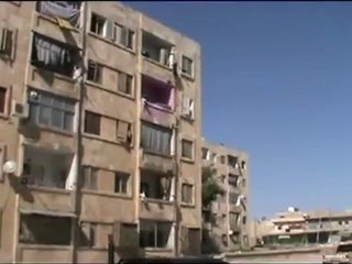 Syria فري برس  حلب-مساكن هنانو_الطيران الحربي وق الحي 29.8.2012