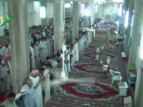 Syria فري برس حماة كفرزيتا صلاة الغائب على الشهيد العسكري المنشق خالد غالب العيسى 29 8 2012