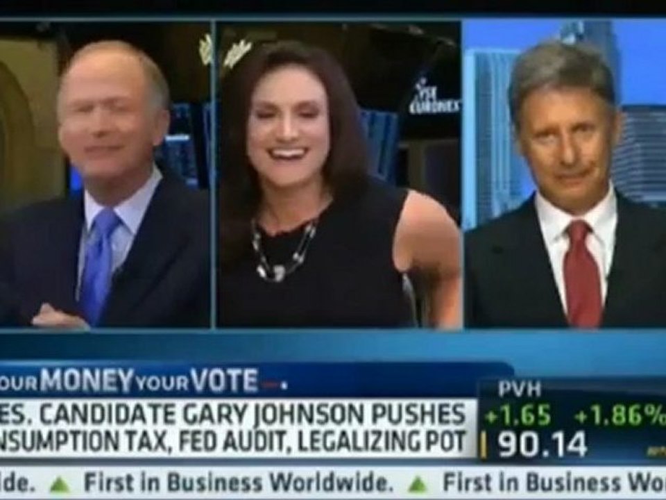 Gary Johnson on CNBC - Tampa 8/27/12