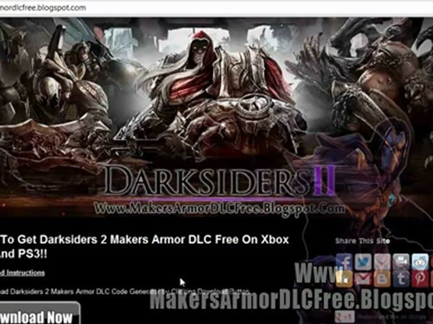 How to Install Darksiders 2 Makers Armor DLC - video Dailymotion
