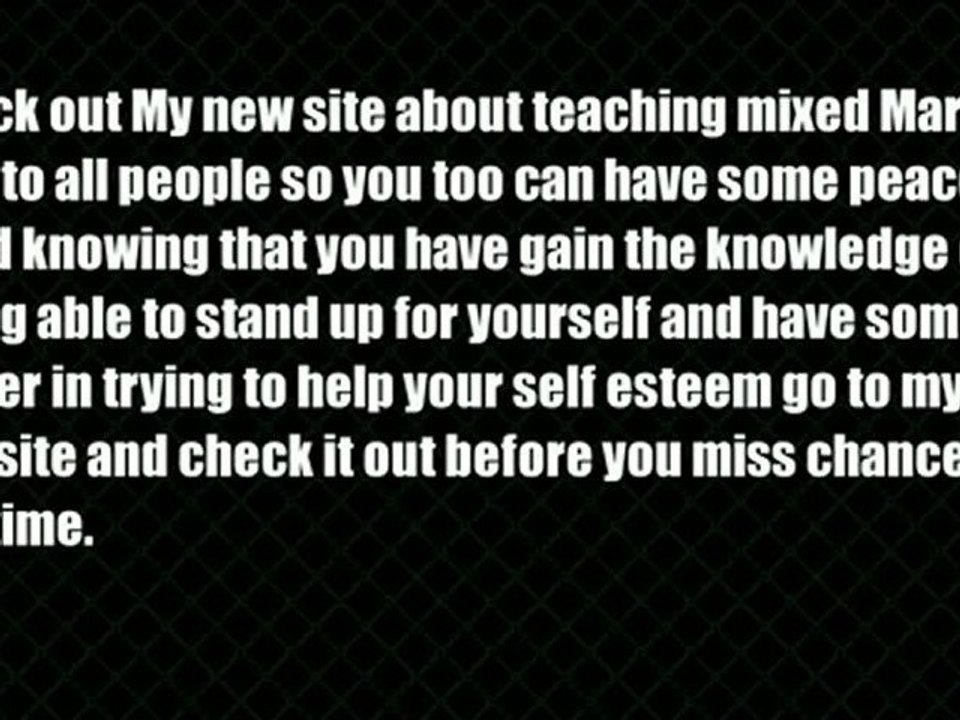 Video link for mixed martial arts