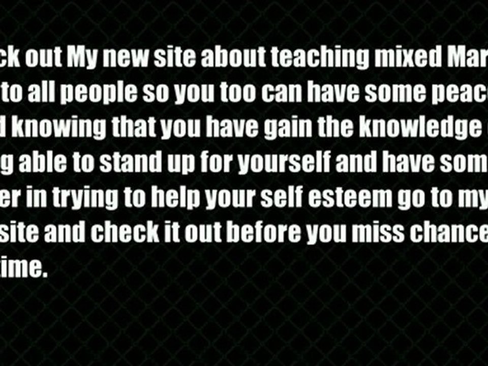 Video link for mixed martial arts