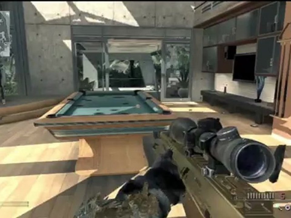 XanderHuit ~ Partie de Billard Dans Call Of Duty_ Modern Warfare 3 [HD]