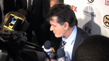Charlie Sheen On The FX Red Carpet.