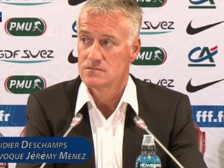 Deschamps évoque le retour de Jérémy Menez