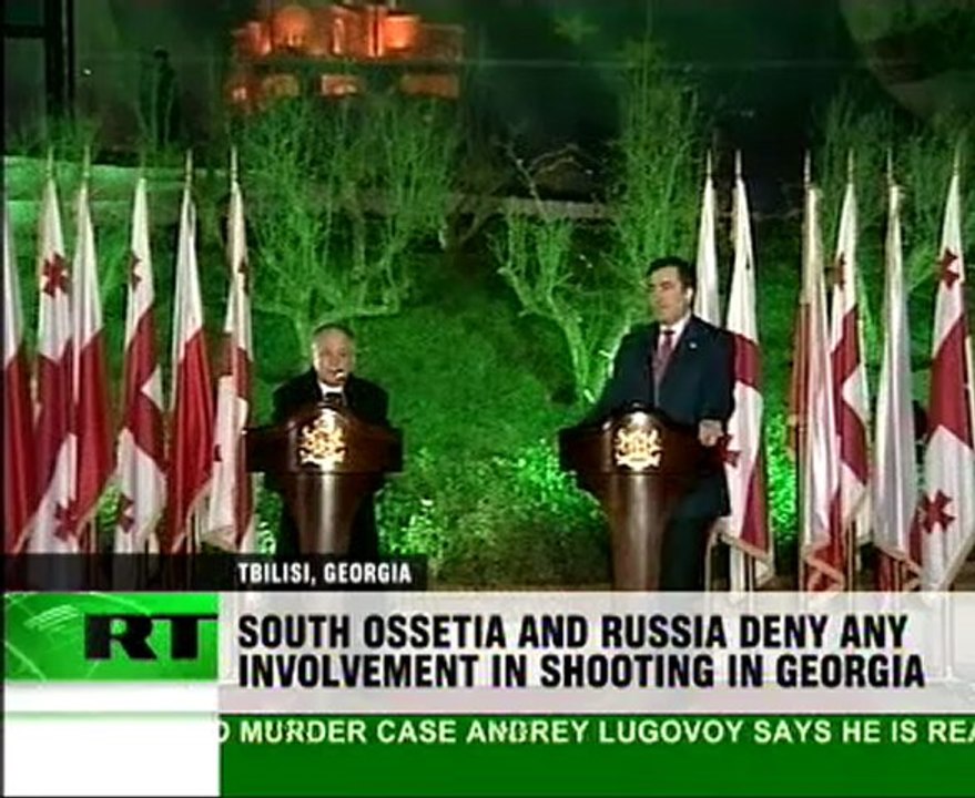 `Shots fired` near Georgian president