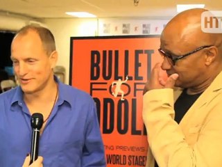 Woody Harrelson Speaks To The Press At Bullet For Adolf Premiere.