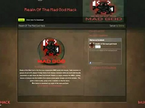 Realm of the Mad God Stat Hack Cheat , FREE Download September 2012 Update
